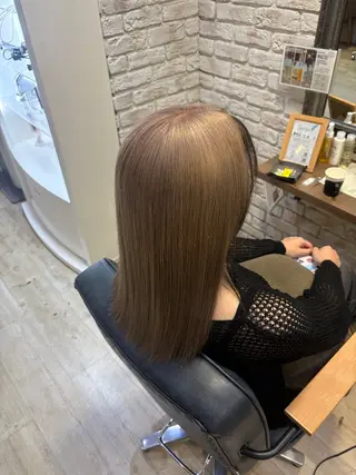ロング カラー 髪質改善/縮毛矯正 💜COCORO💜のヘアスタイル