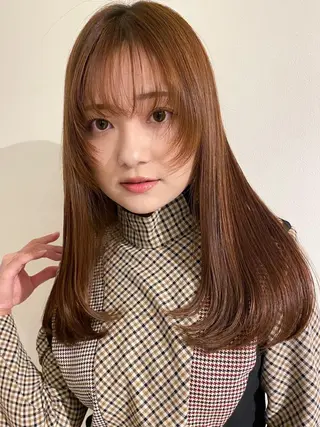 ミディアム アヴァンス 広島本通のヘアスタイル