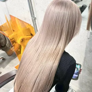 ロング カラー ✨ブリーチカラー× 艶髪SUZU🛼🫧のヘアスタイル