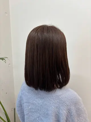 ミディアム みぞぐち じゅりのヘアスタイル