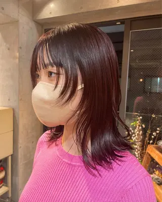 ミディアム kana .のヘアスタイル