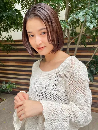 ショート カラー レイヤーカット🎀 NANAHAのヘアスタイル