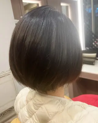 ショート ヘアアレンジ 白髪ぼかし大人メンズ 根本零のヘアスタイル