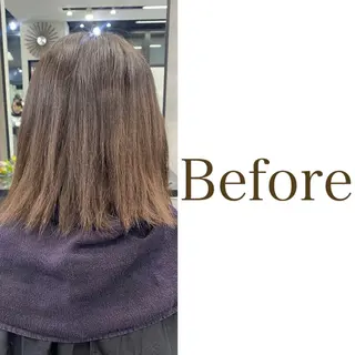 セミロング カラー ヘアアレンジ FAAM Tsuneのヘアスタイル