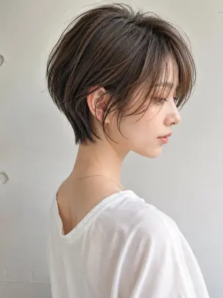 ショート 大人ショート✨/ 透明感カラー/みらいのヘアスタイル