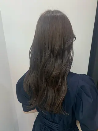 ロング カラー 🌷ラベンダーピンク 顔まわり🌷ねいろのヘアスタイル