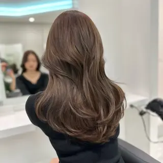 ロング カラー 🍀透明感ブラウン sakura🍀のヘアスタイル