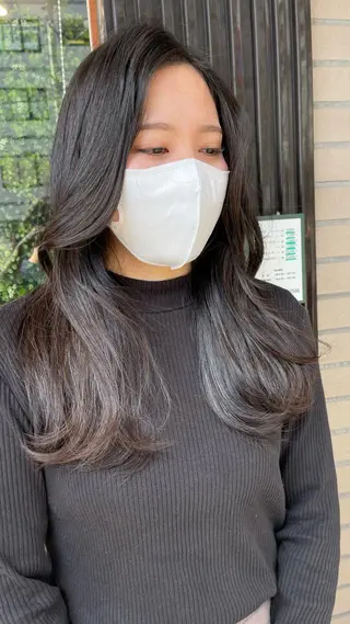 ロング カラー 🇰🇷韓国ヘア 🇰🇷ナミユウのヘアスタイル