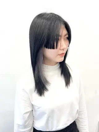 セミロング カラー ヘアアレンジ HARU//原宿🤍 リピート率NO.1のヘアスタイル