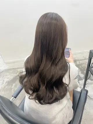 セミロング カラー ヘアアレンジ 天神レイヤーカット No.1💖マユカのヘアスタイル