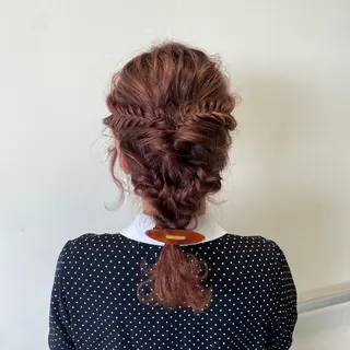 セミロング yuu/髪質改善 カラー🌛のヘアスタイル