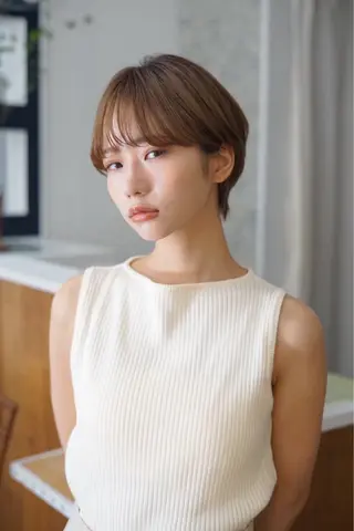 ショート カラー ヘアアレンジ 無料カットモデル‪✨ ✂️Nanami🌷のヘアスタイル