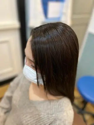 セミロング 🐰ハイトーンカラー 畠山　渡🐰のヘアスタイル