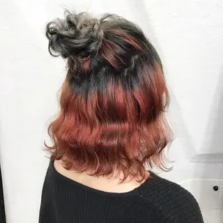 ショート カラー ヘアアレンジ K-POP好き美容師 🇰🇷Kai.Yのヘアスタイル