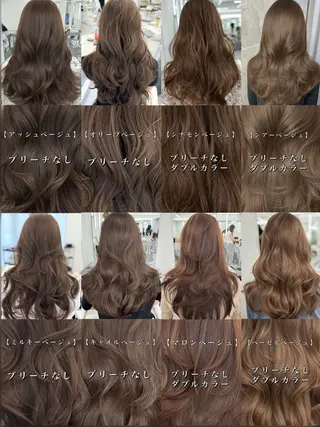 ロング カラー 顔まわりの神様✨ 透明感カラー藤嶋秀幸のヘアスタイル
