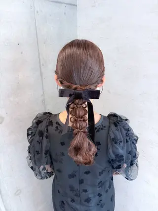 ヘアアレンジ はやしほのか| マンツーマン美容師のヘアスタイル