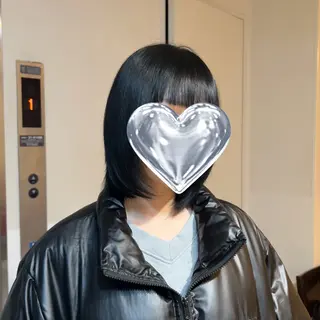 ミディアム カラー ブリーチなし艶カラー 🤍mikuのヘアスタイル