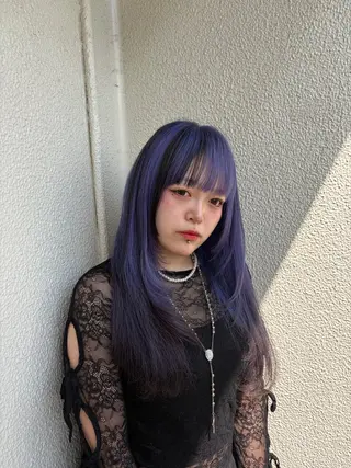 ロング カラー 透明感うる艶カラー ¦コユキ🫧💞のヘアスタイル