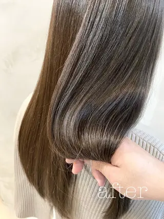 ロング カラー ヘアアレンジ ネイル マツエク・マツパ 夜23時まで予約🉑 reverieあきらのヘアスタイル