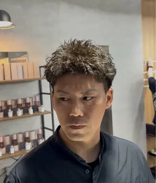 ショート パーマ指名率No1 メンズ特化ケイトのヘアスタイル