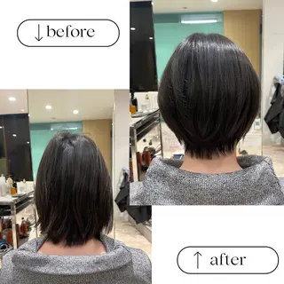 ショート 小顔似合わせカット/ レイヤー/maiのヘアスタイル