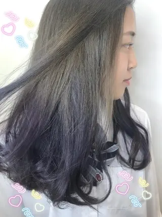 ミディアム カラー 新宿駅近♡個室 ♡関口三都季🌜のヘアスタイル