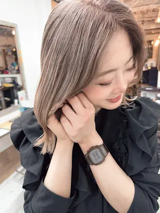ミディアム Rosso獨協大学前 YUNAのヘアスタイル