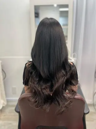 ロング カラー 韓国ヘア🤍髪質改善 🇰🇷AKANEのヘアスタイル