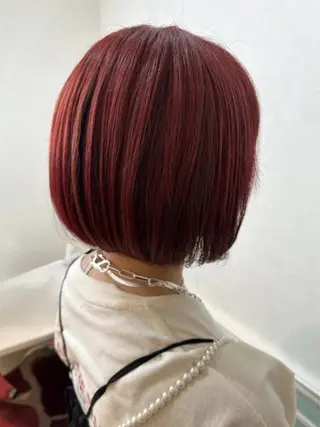 ショート カラー 艶感暖色カラー🥀/ レイヤー / れいかのヘアスタイル