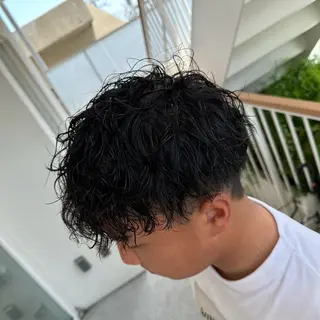 パーマ メンズ メンズ特化✨️ 韓国風パーマ🔥一八のヘアスタイル
