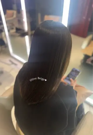 セミロング カラー 🤍たむら みなみ 銀座🤍のヘアスタイル