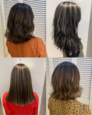 カラー 天野 利咲のヘアスタイル