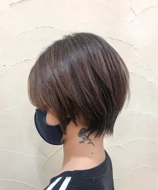 ショート カラー ヘアアレンジ 髪質改善ストレート ⚡️下ノ村柊斗⚡️のヘアスタイル
