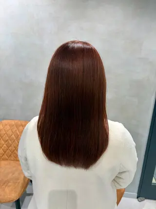 セミロング カラー ブリーチ✨/似合わせ カラー🎀/Yuzuのヘアスタイル