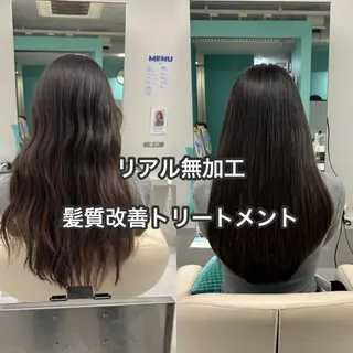 ロング 髪質改善/縮毛矯正 心斎橋/池本有宏のヘアスタイル