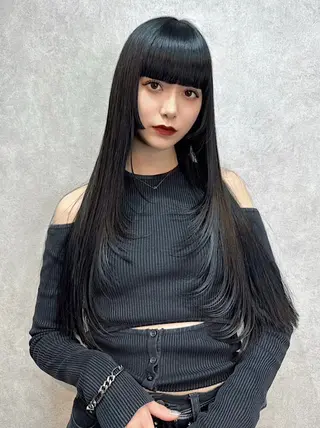 ロング 増川 遥人のヘアスタイル