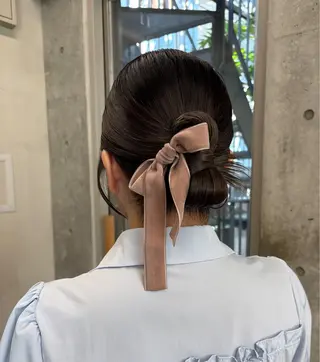 ミディアム ヘアアレンジ yuuna/ レイヤーカット🎀のヘアスタイル