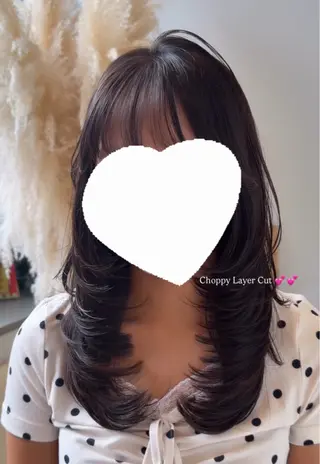 ロング カラー レイヤー透明感カラー ブリーチ🎀オトハのヘアスタイル