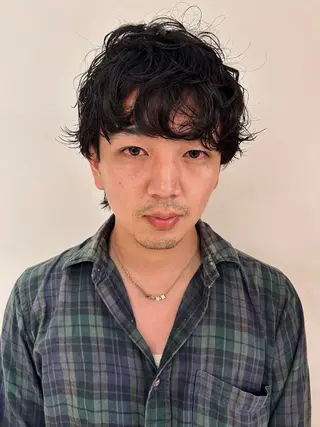ショート パーマ ケアパーマ/ケアブリ ーチdaisukeのヘアスタイル