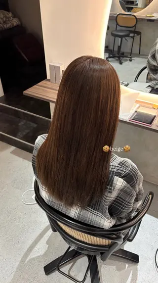 セミロング カラー 🍒みしろ ほたる🍒のヘアスタイル
