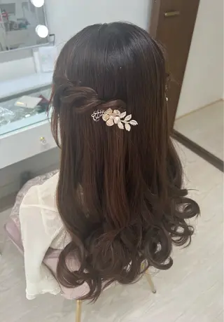 ロング ヘアアレンジ 大羅 海比のヘアスタイル