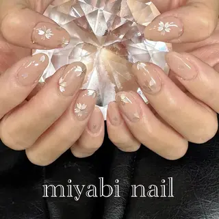 ネイル miyabi nail 桂川駅近くのネイルデザイン