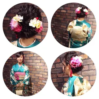 ミディアム セミロング LoRE hair 四条河原町 西尾友里のヘアスタイル