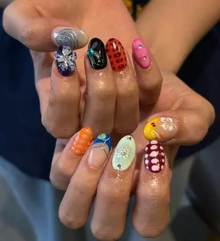 ネイル mira☼ 𐦍 ☼ nailのネイルデザイン