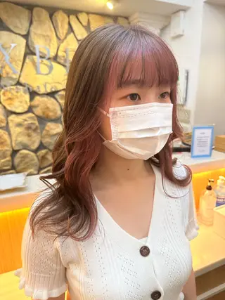 セミロング ブリーチカラー特化 /焼田貴明のヘアスタイル