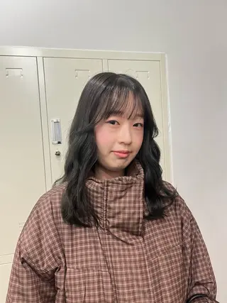 ミディアム カラー Sanaダブルカラー ✨️パルコ徒歩1分のヘアスタイル
