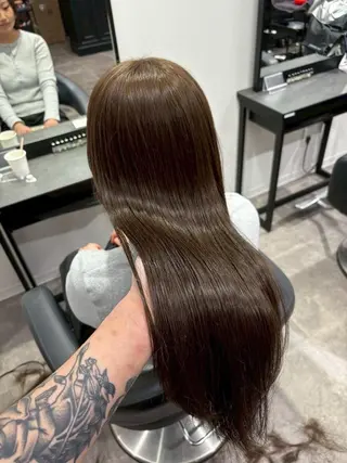 カラー ロング 垢抜け暗髪ヘアー 🕯️横浜のヘアスタイル