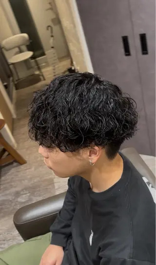 パーマ メンズ 💈メンズパーマ特化 金子温貴💈のヘアスタイル