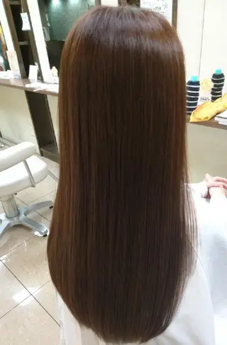 ロング カラー 前野 樹莉のヘアスタイル
