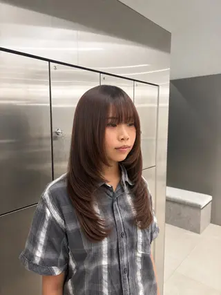 ロング うる艶カラー銀座 美容師⭐️こうへいのヘアスタイル